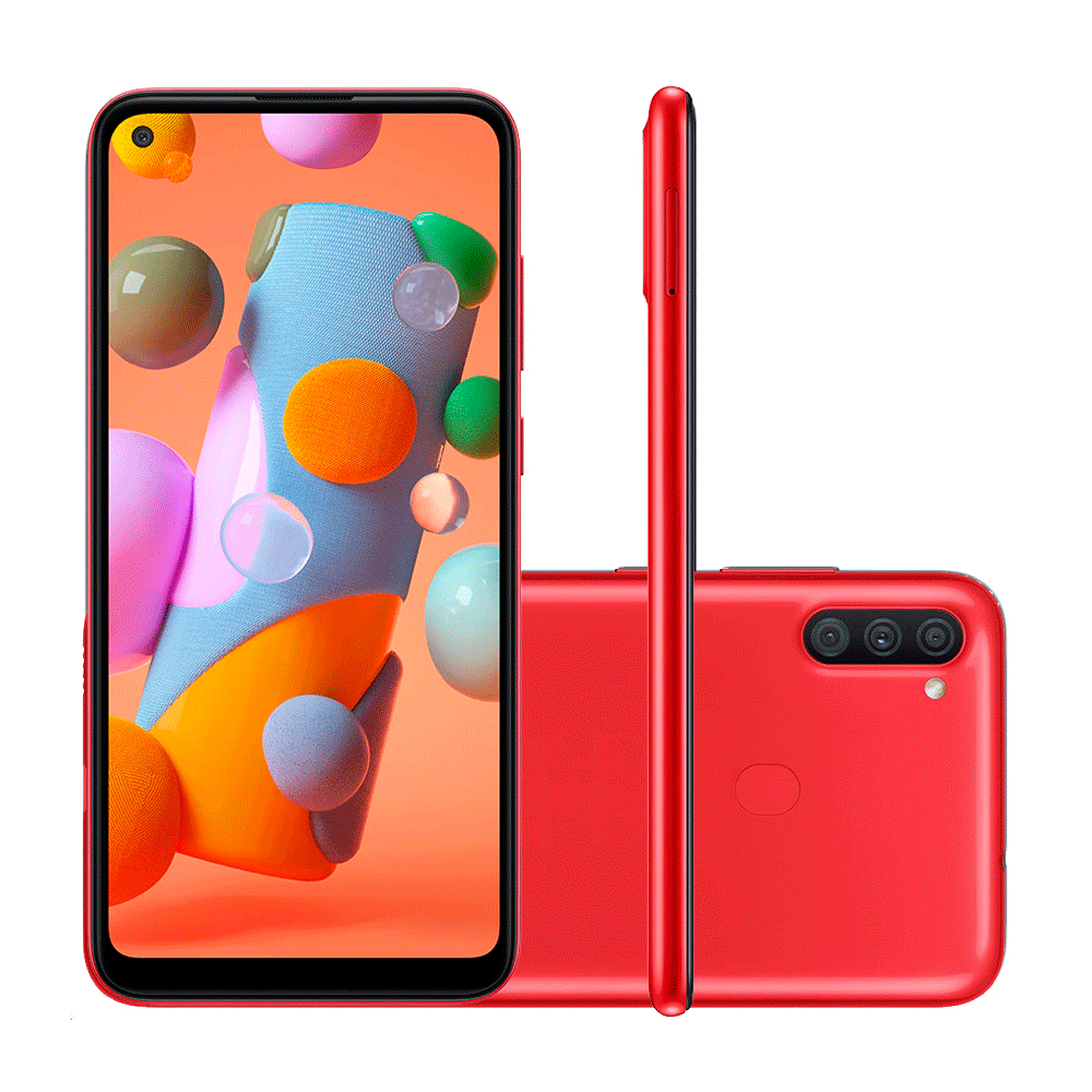 Samsung Galaxy A11 64GB 3GB Vermelho Desbloqueado image number 0
